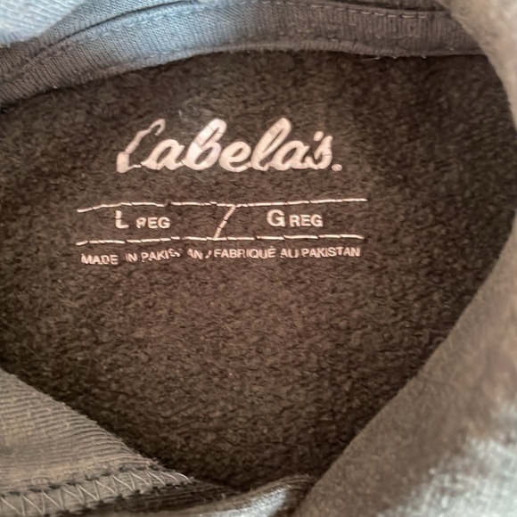 Green Cabela kids hoodie - Picture 3 of 4